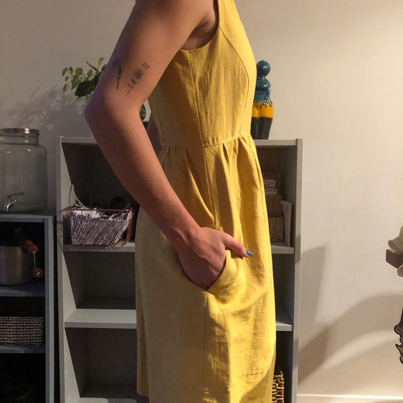 MAXMARA weekend linen sleeveless dress - Picture 2 of 5